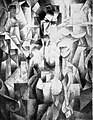 Jean Metzinger, 1910, Nu à la cheminée (Nude), dimensions and whereabouts unknown