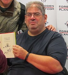 Aaronovitch at a Forbidden Planet event