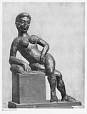 Figure décorative, 1908, bronze