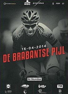 Event poster with previous winner Peter Sagan