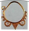 Piece of jewelry, an earring.