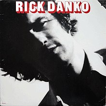 Black-and-white head shot of Rick Danko