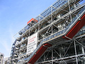 The Centre Georges Pompidou by Renzo Piano and Richard Rogers (1977)