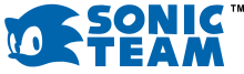 Sonic Team's logo, with a picture of Sonic the Hedgehog's head from Sonic & Knuckles and the words Sonic Team spelled out
