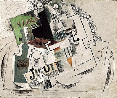 Pablo Picasso, Ma Jolie, Nature Morte (Musique) (1913–14)