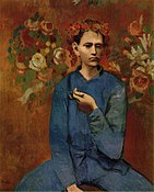 Boy with a Pipe (Garçon à la pipe) (1905), oil on canvas by Pablo Picasso