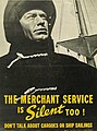Second World War The Merchant Navy poster
