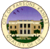 Official seal of Parsons, Kansas
