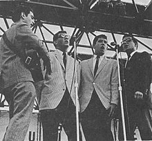 "The Rabbis' Sons" as they appeared at the "Salute to Israel" - Rheingold Music Festival - Central Park New York on July 2, 1967