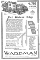 Advertisement for Fort Stevens Ridge in The Washington Post, May 17, 1925.