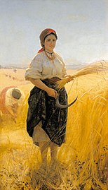 Mykola Pymonenko, Harvester (1889), oil on canvas