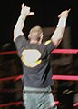 Took picture at a RAW Houseshow and John Cena showing his "Word Life"