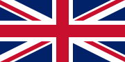 The Union Jack flag of the United Kingdom.
