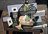 Georges Braque, 1927, Still Life with Grapes and Clarinet, oil on canvas, The Phillips Collection, Washington, D.C.