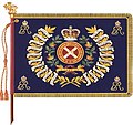The regimental colour of The Toronto Scottish Regiment (Queen Elizabeth The Queen Mother's Own).