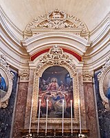 The Main Altarpiece of the Corpus Christi Parish Church in Għasri, Malta