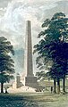 Dutch Elm by the Wellington Monument, Phoenix Park, Dublin, by G. N. Wright (c.1830)