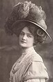 Elsie as Sonia in The Merry Widow, London – Postcard, postmarked October 1907