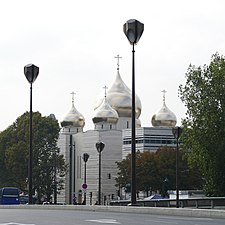 Cathédrale orthodoxe russe de la Sainte-Trinité by Jean-Michel Wilmotte (2013–16)