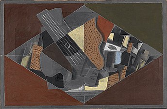 Georges Braque, Guitare et verre (Guitar and Glass), 1917