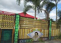 Graffiti on fence of Paaralang Bayan ng Hilagang Baliuag