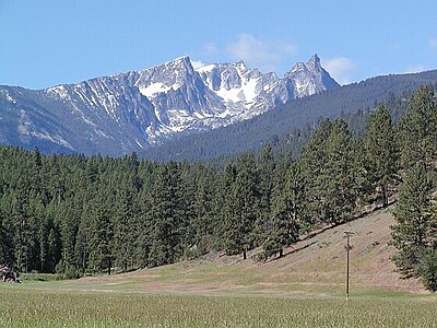 430. The summit of Trapper Peak is the highest point in Montana's Bitterroot Mountains.