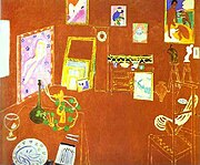 Henri Matisse, L'Atelier Rouge, 1911, oil on canvas, 162 × 130 cm., The Museum of Modern Art