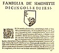 Simonetti of Jesi