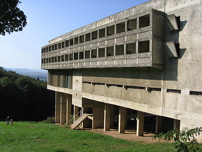 Sainte Marie de La Tourette in Evreaux-sur-l'Arbresle, France by Le Corbusier and Iannis Xenakis (1956–60)
