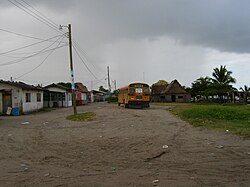 Sambo Creek - coast with residential houses (2005)
