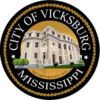 Official seal of Vicksburg