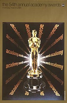 Official poster for the 54th Academy Awards in 1982