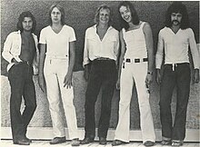 Fosterchild, circa 1977. (l-r) Barry Boothman, Peter Sweetzir, Vern Wills, Jim Foster, Gerry Wand