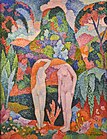 Jean Metzinger, c.1905, Two Nudes in an Exotic Landscape, Divisionism, Proto-Cubism