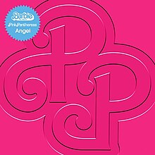 Cover art for "Angel": the letters "PP" debossed onto a pink background