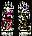 Stained glass window based on Acts 10