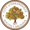 Official seal of Hardeeville, South Carolina