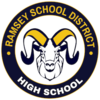 Round logo for Ramsey High School.