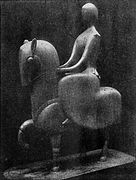 Chana Orloff, 1915, Amazone, bronze, 73.5 cm – Cubism, Art deco