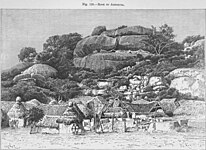 The "Rock of Abeokuta", as drawn c.1892
