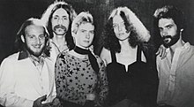 Wells - Davidson Band, circa 1979. Davidson is third from left.