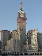 The Abraj Al Bait a complex of seven skyscraper hotels in Mecca, Saudi Arabia (2011)