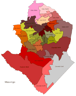 Masvingo constituency seats for the 2008 elections