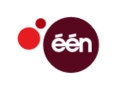 Eén's red logo used during winter (2007-2009)