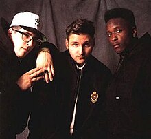 Left to right: MC Serch, Pete Nice, & DJ Richie Rich in 1990.