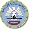 Official seal of Santee Sioux Reservation