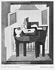 Pablo Picasso, 1919, La table devant la fenêtre (The Table in front of the Window), oil on canvas, collection Paul Rosenberg